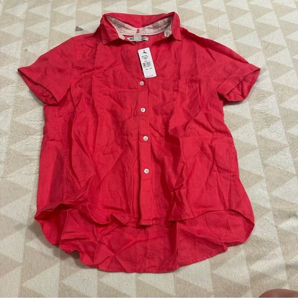 Tommy bahama Coastalina Linen Camp Shirt paradise pink - Picture 2 of 4